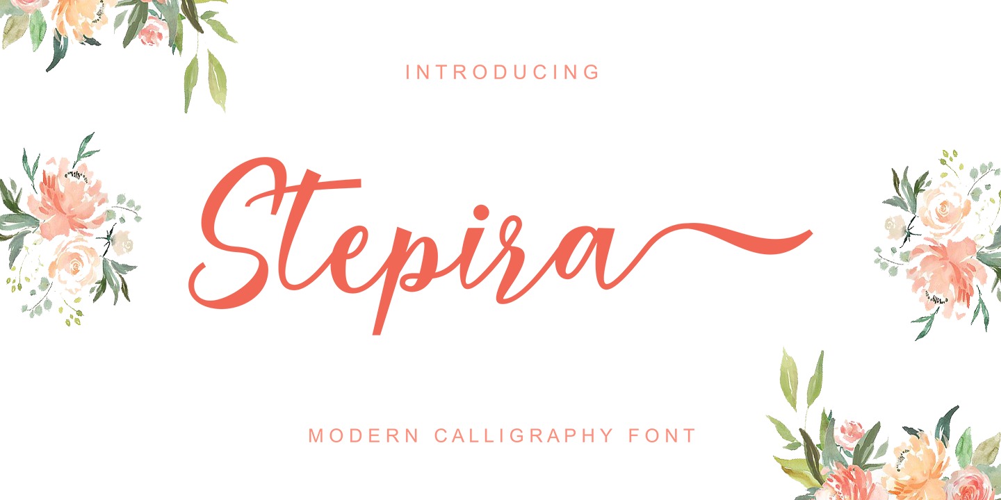Stepira Regular Font preview